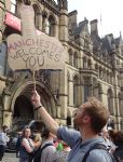 Trump Go Home Rally Manchester